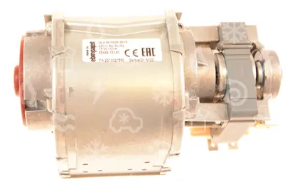 ventilátor tangenciální, turbína  60 x 45 mm, 15 W, pravý motor, QLK45/0006A2-2513L-4